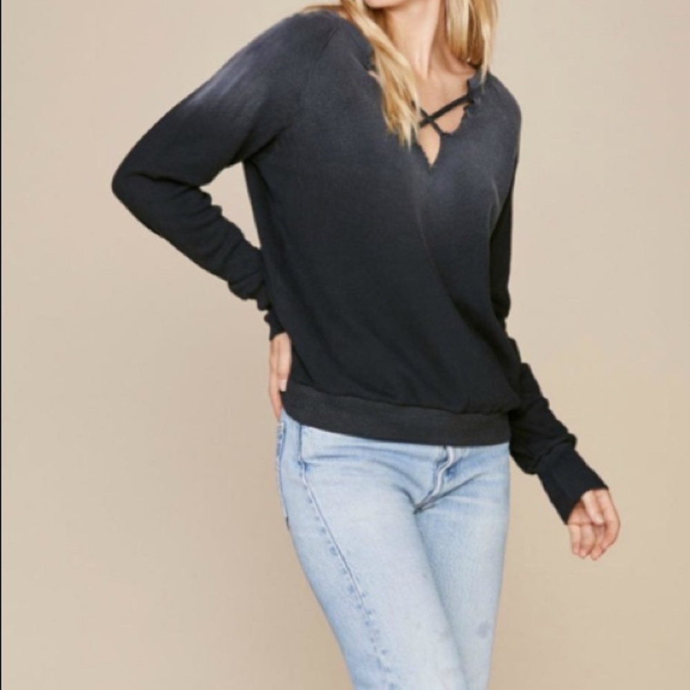 LNA Cross It Sweater
